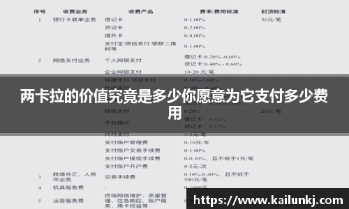 两卡拉的价值究竟是多少你愿意为它支付多少费用